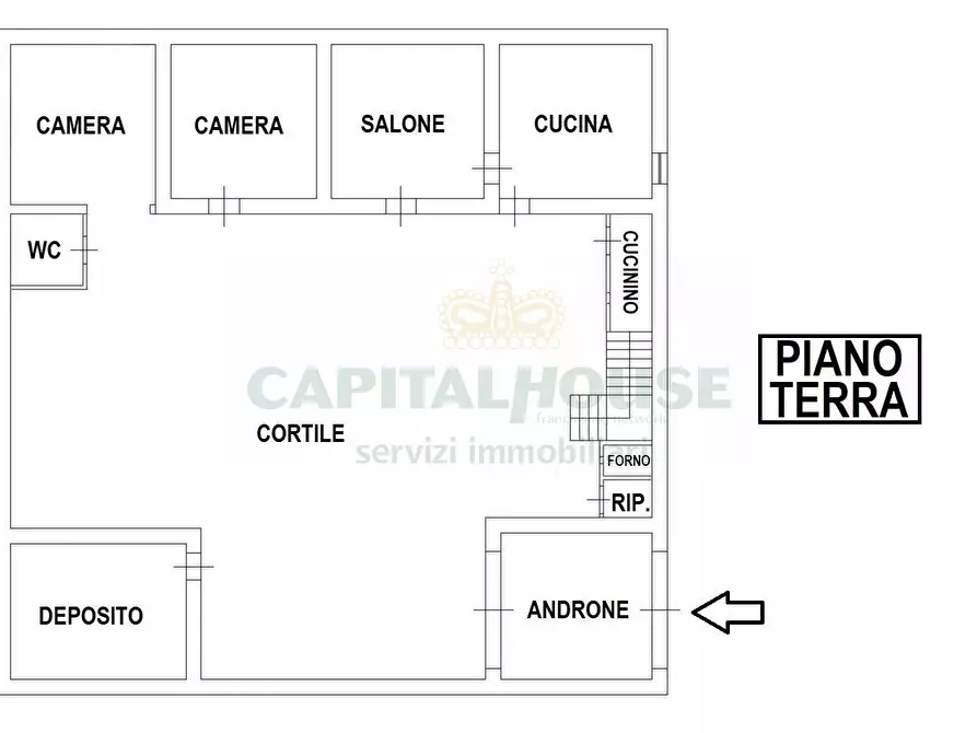 Immagine 2 di Casa indipendente in vendita  a Macerata Campania