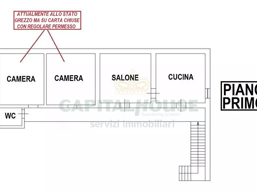 Immagine 3 di Casa indipendente in vendita  a Macerata Campania