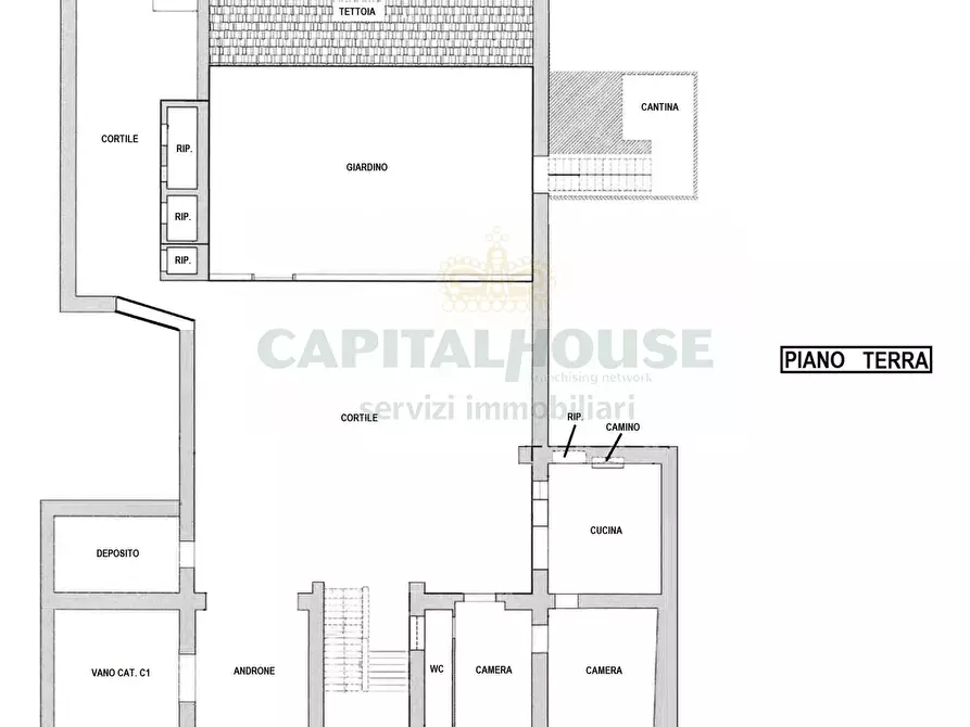 Immagine 2 di Casa indipendente in vendita  a Camigliano