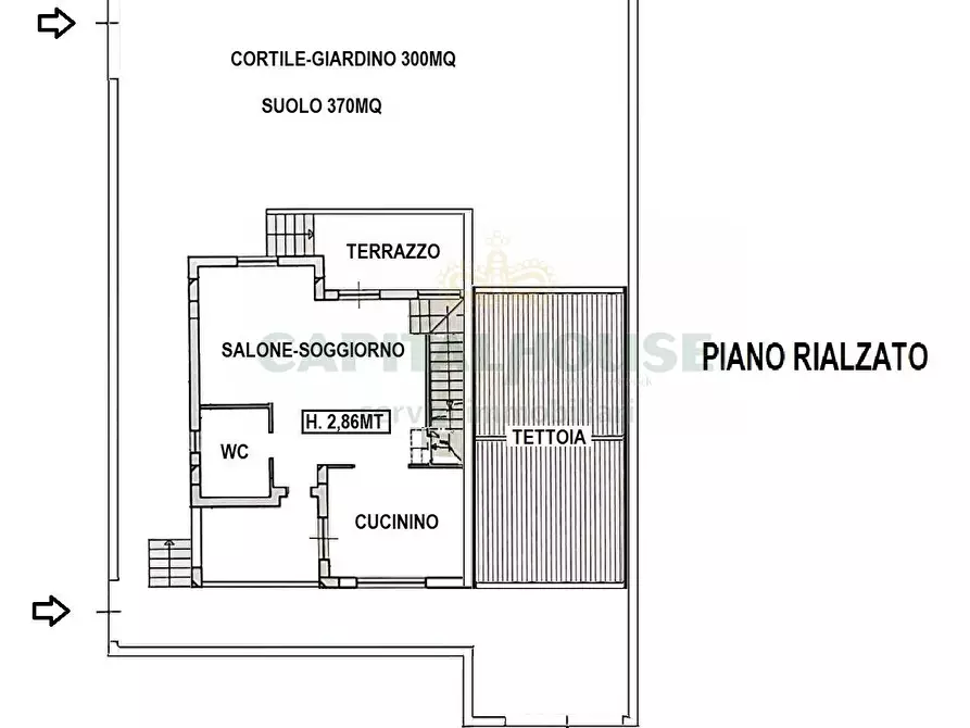 Immagine 2 di Villa in vendita  a Camigliano