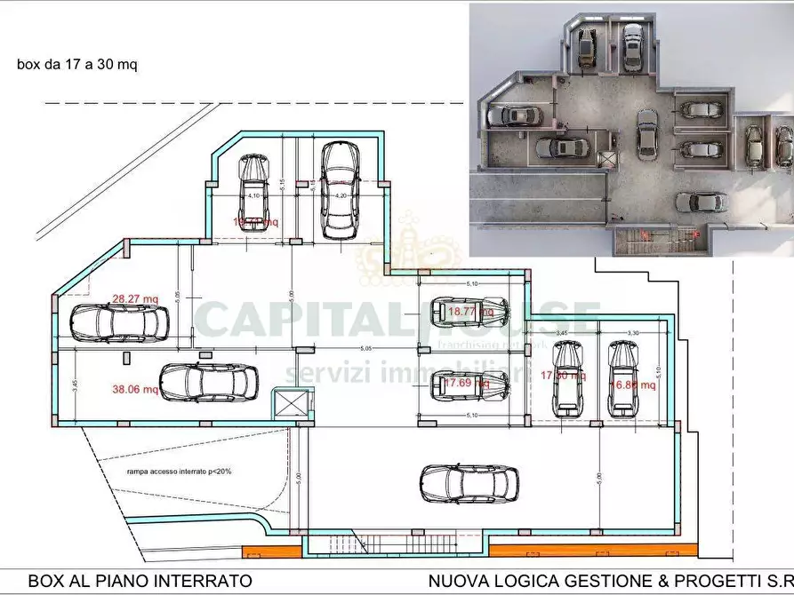 Immagine 7 di Appartamento in vendita  in Via Enrico Berlinguer a Castel San Giorgio