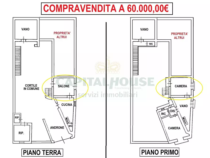 Immagine 3 di Appartamento in vendita  a Macerata Campania
