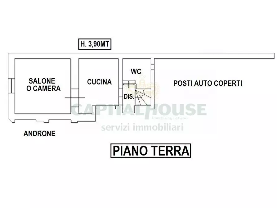 Immagine 2 di Appartamento in vendita  a Camigliano