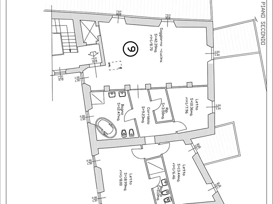 Immagine 3 di Appartamento in vendita  a Volta Mantovana