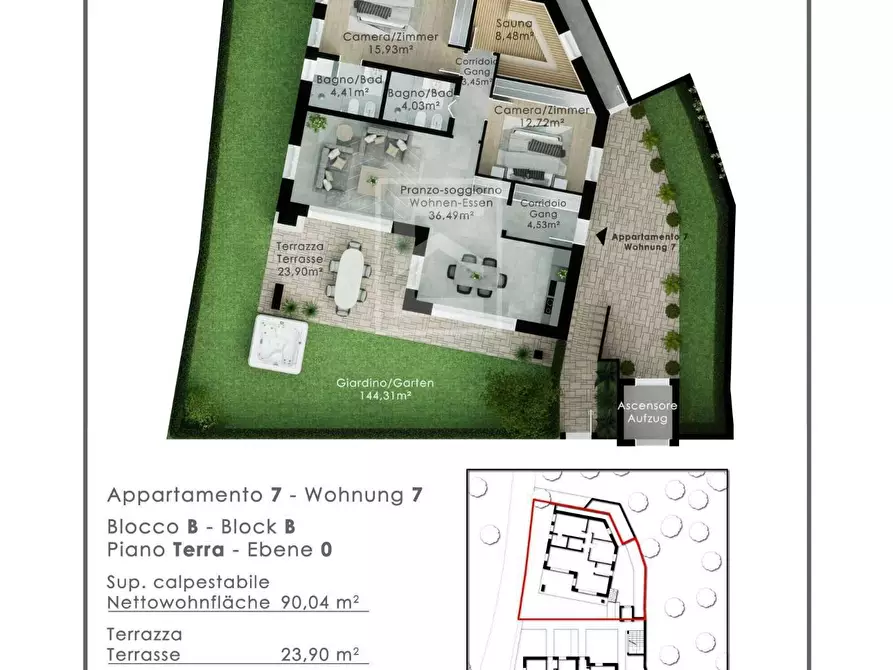 Immagine 13 di Appartamento in vendita  in Via del Fontanone a Gardone Riviera