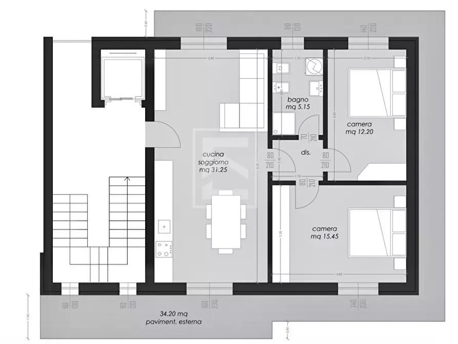 Immagine 18 di Appartamento in vendita  in Via Del Pesco a Lonato del Garda