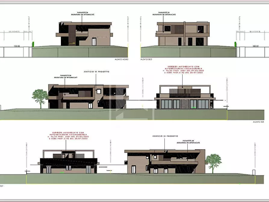 Immagine 4 di Casa semindipendente in vendita  in via Ungaretti s.n. a Calvagese Della Riviera