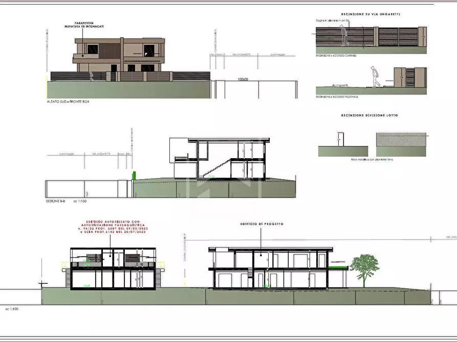 Immagine 5 di Casa semindipendente in vendita  in via Ungaretti s.n. a Calvagese Della Riviera