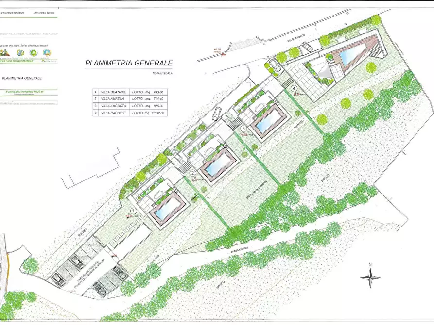 Immagine 4 di Terreno residenziale in vendita  in via g. Orlando s.n. a Manerba Del Garda