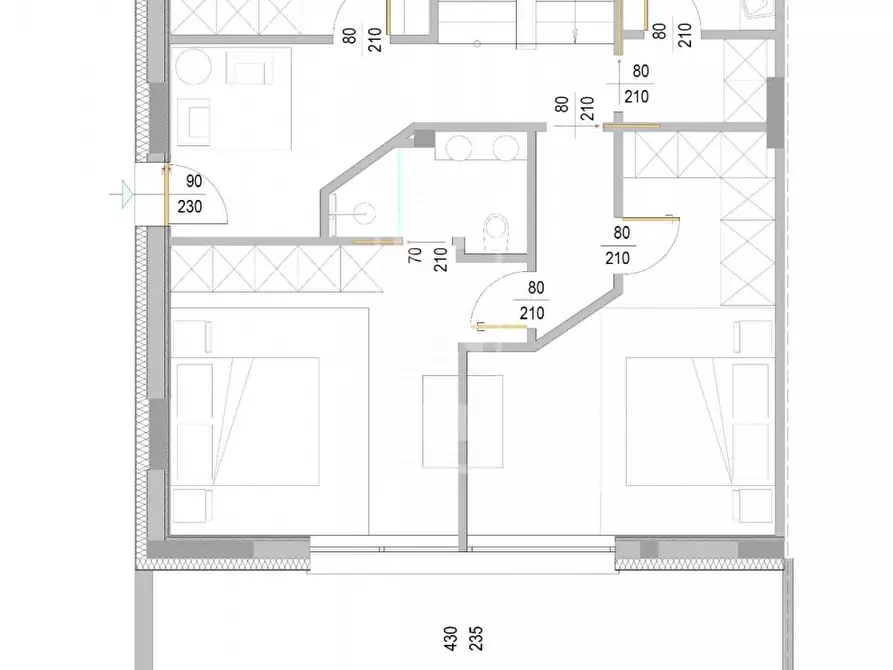 Immagine 23 di Casa semindipendente in vendita  in Via Dei Prati 11 a Calvagese Della Riviera
