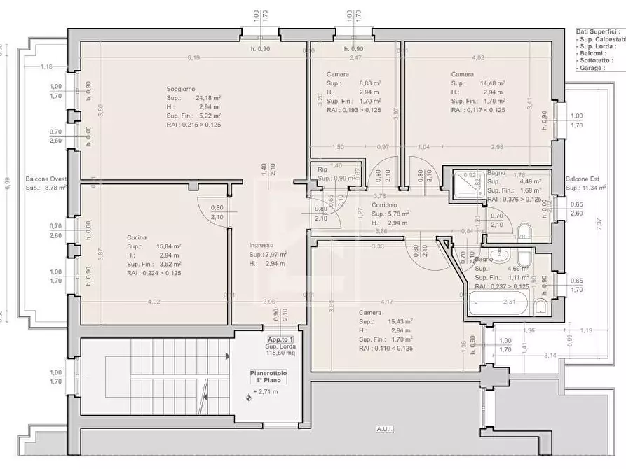 Immagine 17 di Appartamento in vendita  in Via Visconti snc a Desenzano Del Garda