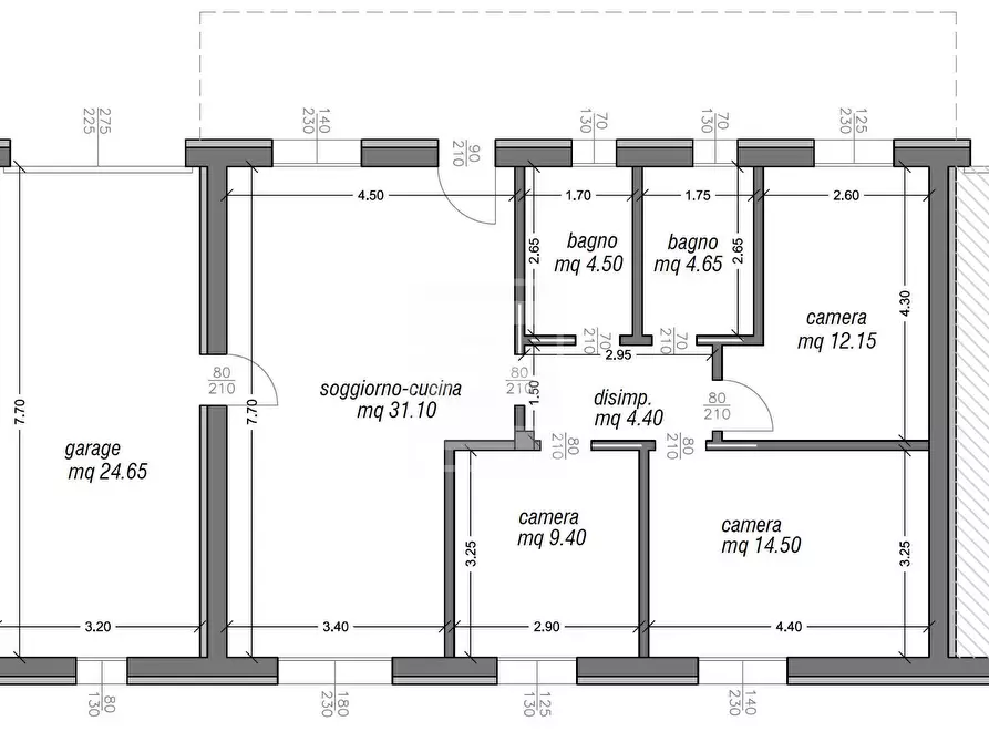 Immagine 13 di Appartamento in vendita  in via panoramica snc a Calvagese Della Riviera