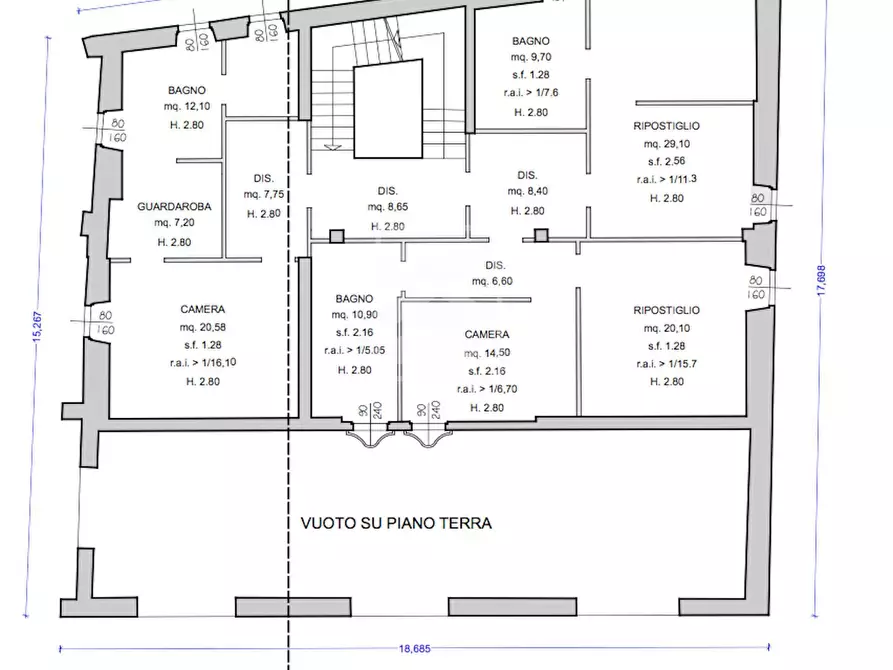 Immagine 14 di Villa in vendita  in Via Tommaso dal Molin a Desenzano Del Garda