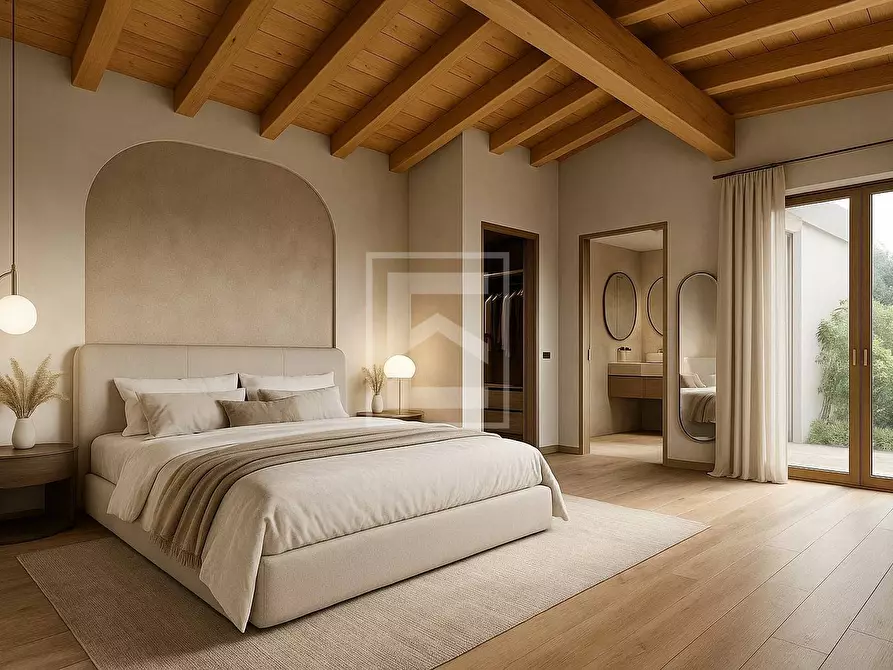 Immagine 12 di Villa in vendita  in via dei mulini 21 a Calvagese Della Riviera