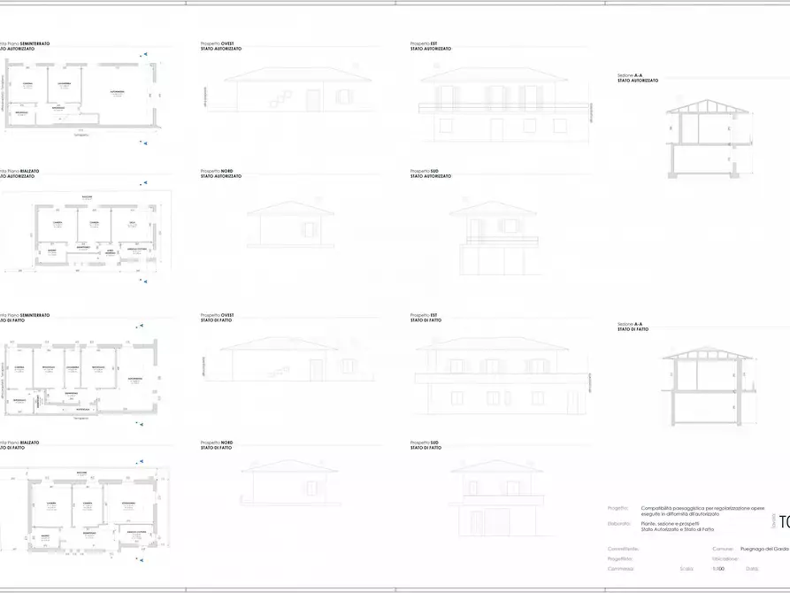 Immagine 46 di Villa in vendita  in Via valle 42 a Calvagese Della Riviera