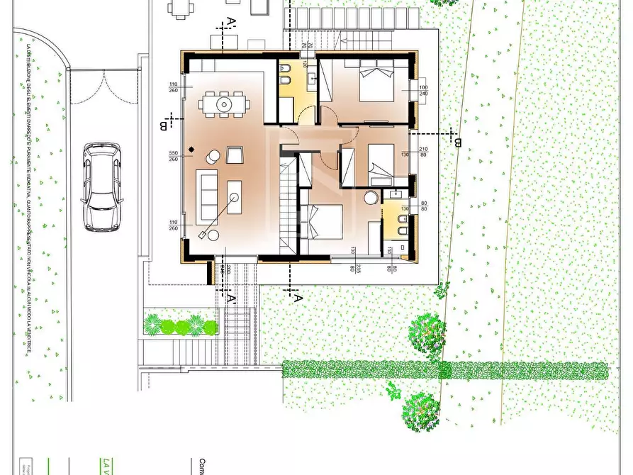 Immagine 32 di Villa in vendita  in Via G. Orlando a Calvagese Della Riviera