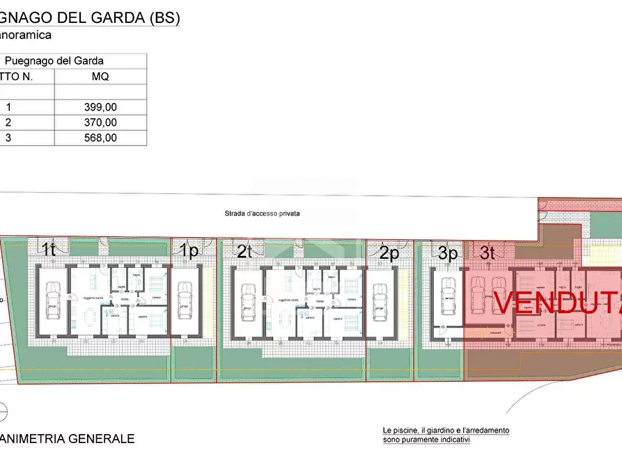 Immagine 4 di Appartamento in vendita  in via panoramica snc a Calvagese Della Riviera