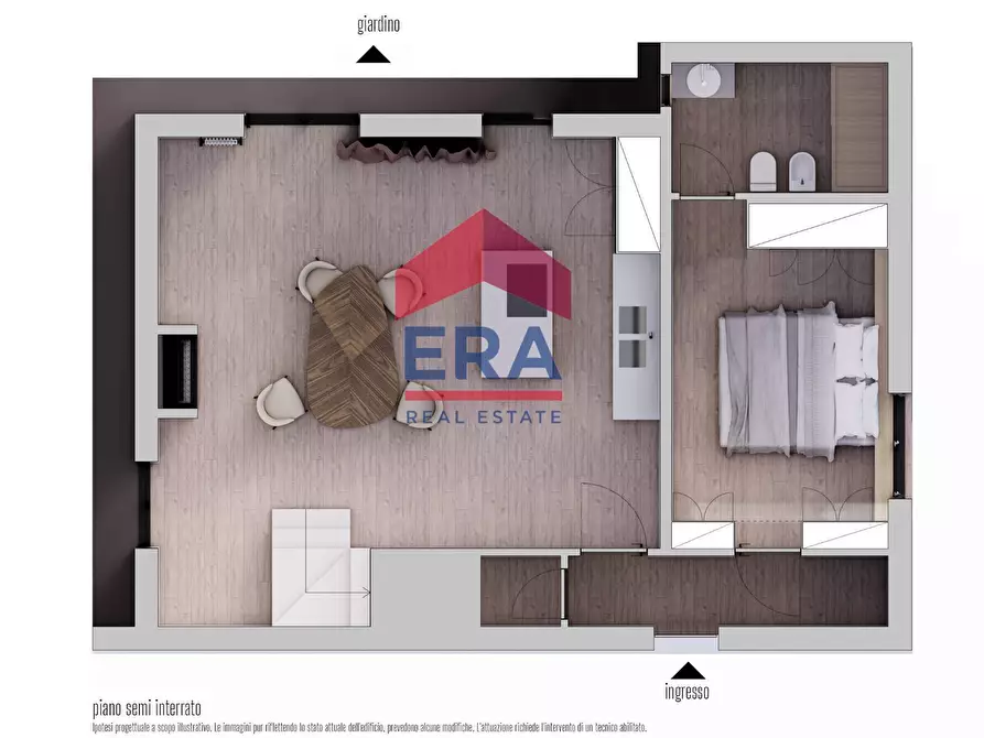 Immagine 39 di Villetta a schiera in vendita  in Via Corinna 7 a Roma