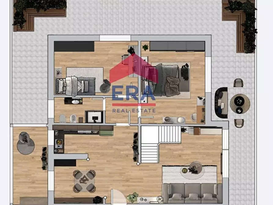 Immagine 13 di Attico in vendita  in Via Ottavio 3 a Roma