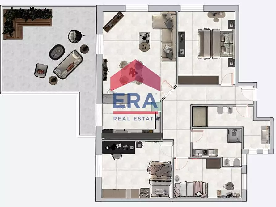 Immagine 15 di Appartamento in vendita  in Via Salento a Roma