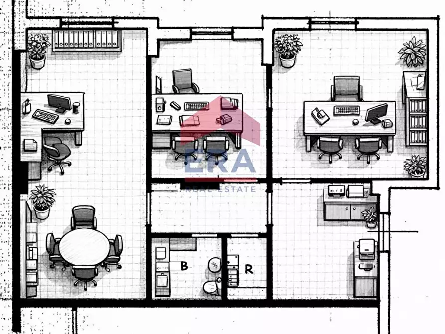 Immagine 9 di Ufficio in vendita  in Via della Tecnica a Pomezia