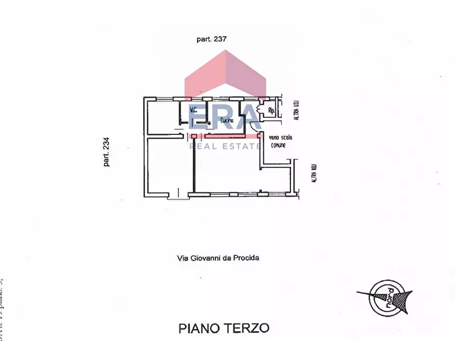 Immagine 11 di Appartamento in affitto  in via  Giovanni da  Procida 19 a Trapani
