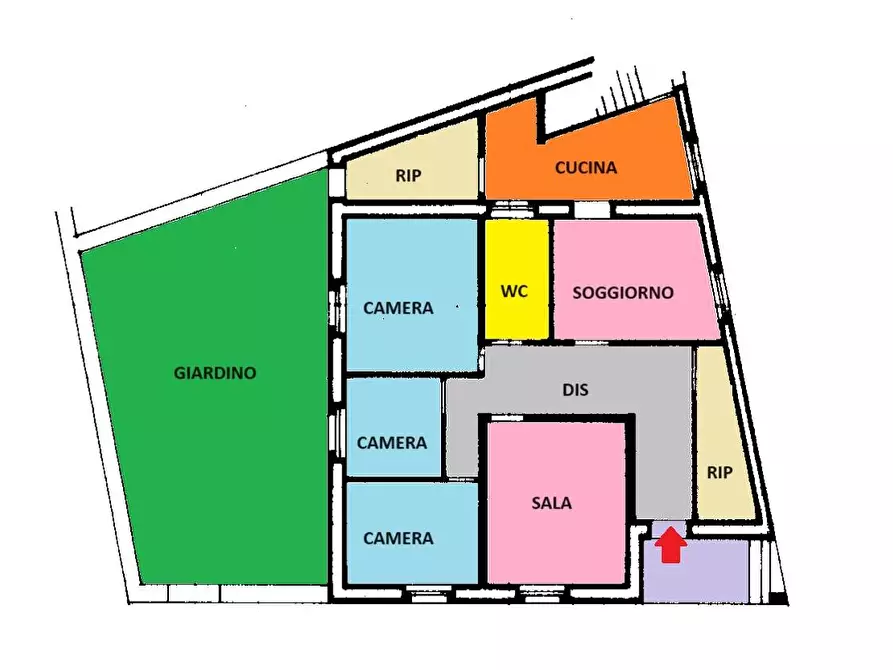 Immagine 33 di Casa indipendente in vendita  in via Logudoro 7 a Ploaghe