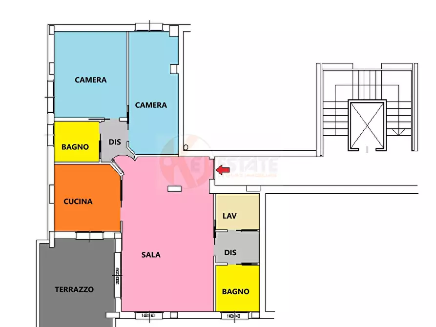 Immagine 52 di Appartamento in vendita  in via Matta 2/r a Sassari