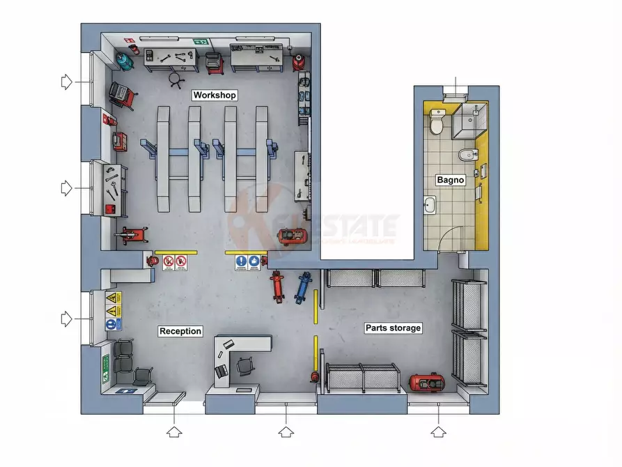 Immagine 13 di Locale commerciale in vendita  in Via Torres 71 a Sassari