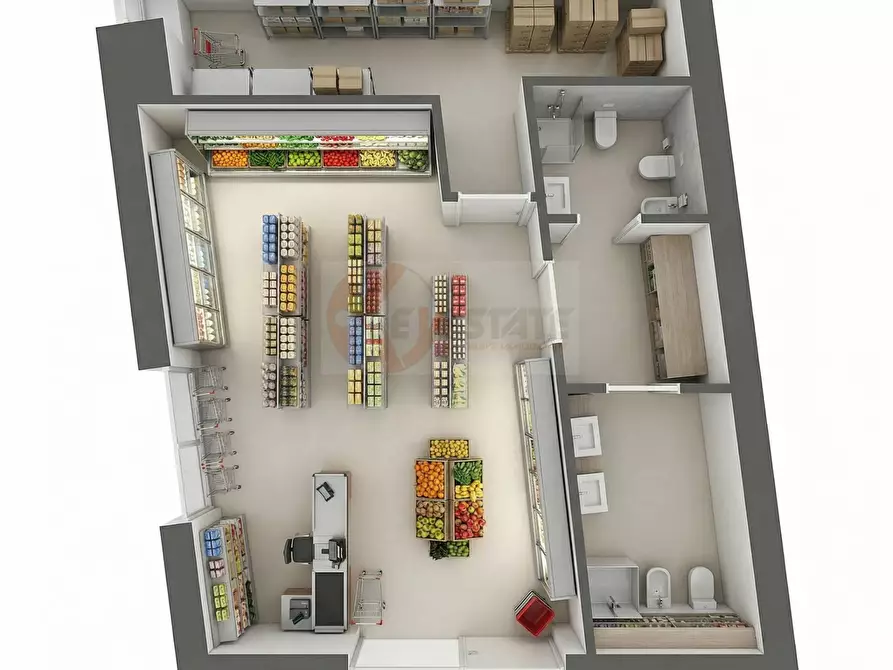 Immagine 14 di Locale commerciale in vendita  in via università 56 a Sassari