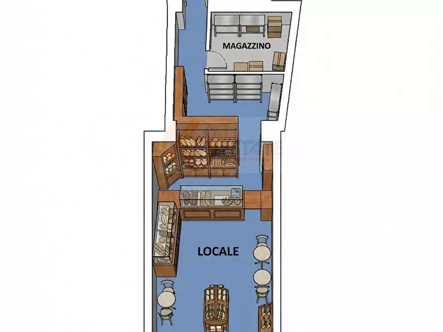 Immagine 10 di Locale commerciale in vendita  in Via sebastiano satta 12 a Sassari