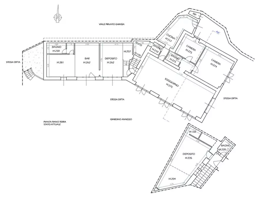 Immagine 36 di Villa in vendita  in Via Privata Gaiassa 9 a Recco