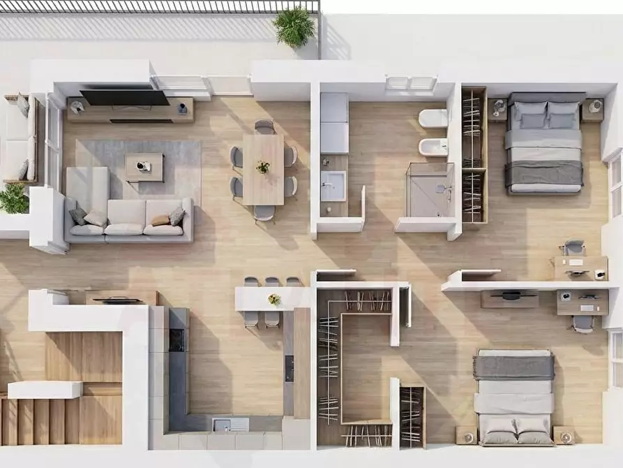 Immagine 52 di Appartamento in vendita  in Via Don Giovanni Bosco snc a Castrezzato