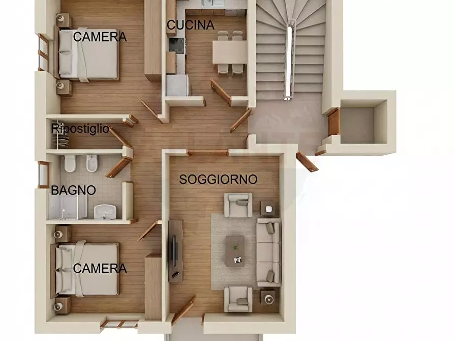 Immagine 123 di Attico in vendita  in Corso Porta Borsari a Verona