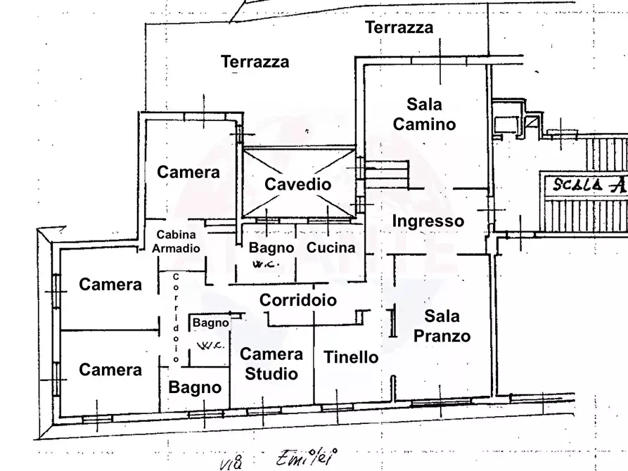 Immagine 124 di Attico in vendita  in Corso Porta Borsari a Verona