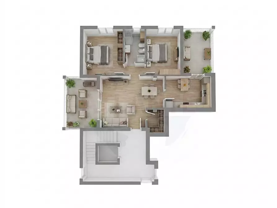 Immagine 4 di Appartamento in vendita  in via Savoldo 34 a Castel Mella