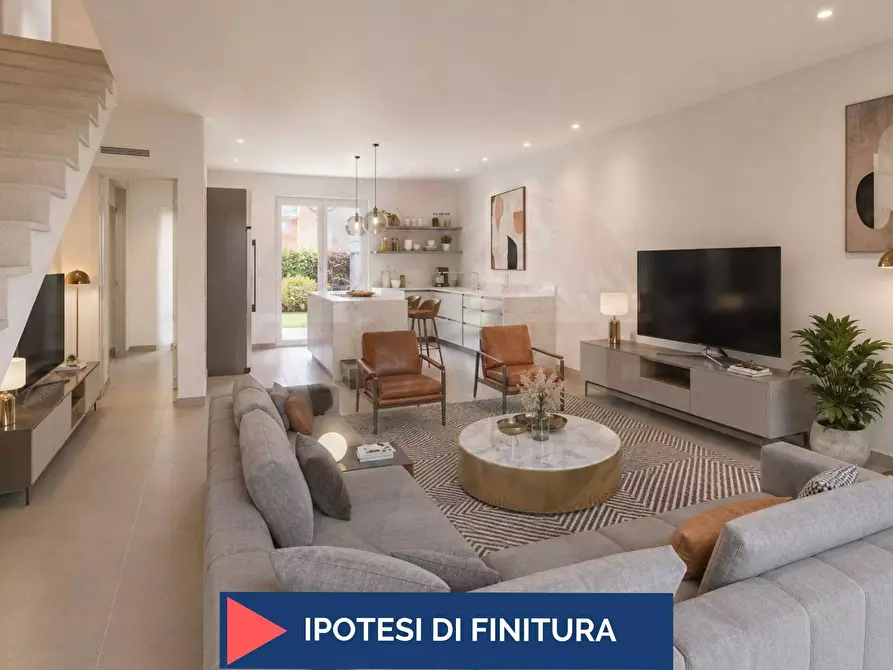 Immagine 3 di Villetta a schiera in vendita  in via Vittorio Emanuele II a Capriolo