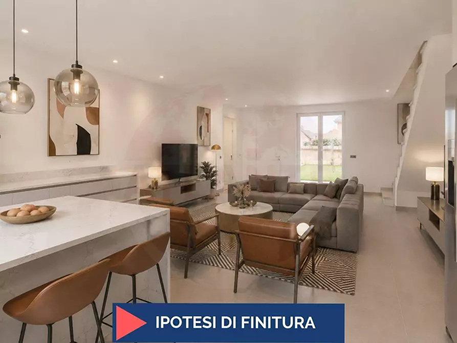 Immagine 5 di Villetta a schiera in vendita  in via Vittorio Emanuele II a Capriolo