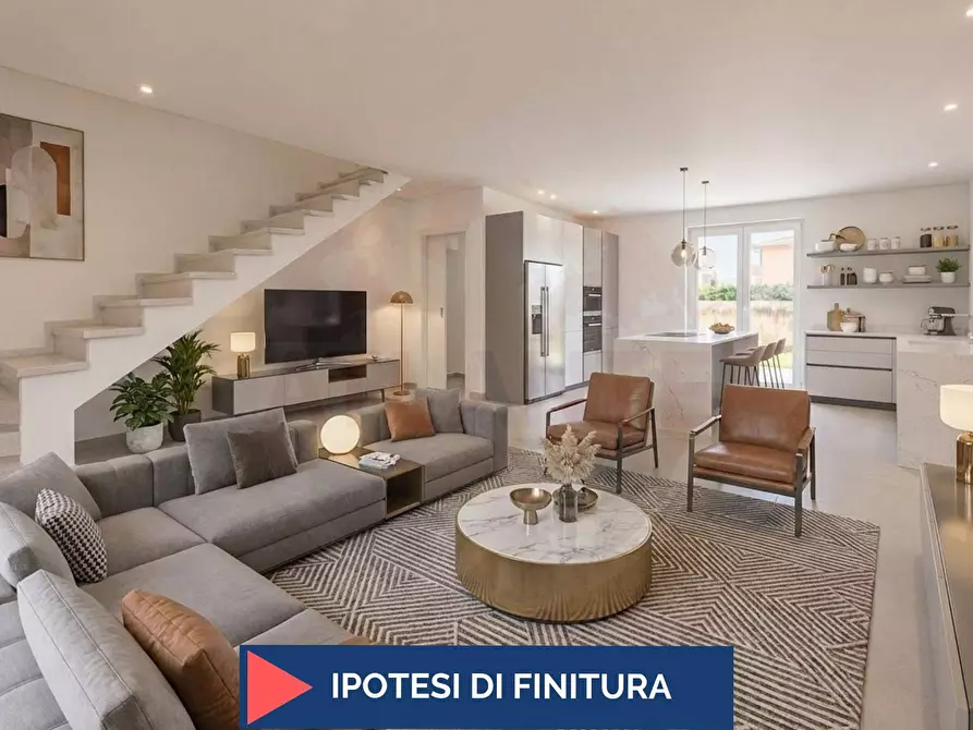 Immagine 4 di Villetta a schiera in vendita  in via Vittorio Emanuele II a Capriolo
