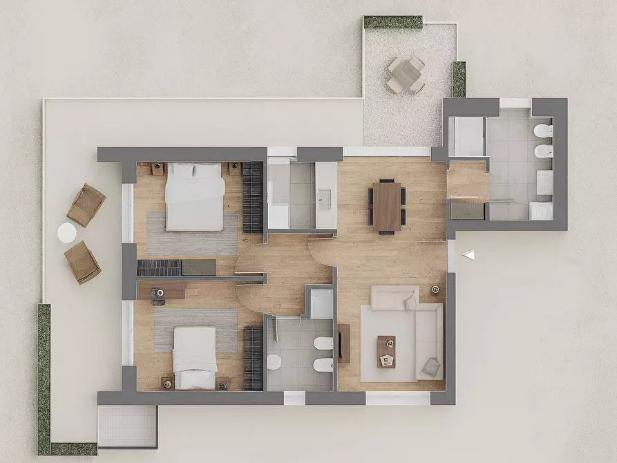 Immagine 4 di Appartamento in vendita  in Via San Rocco 7 a Gallarate