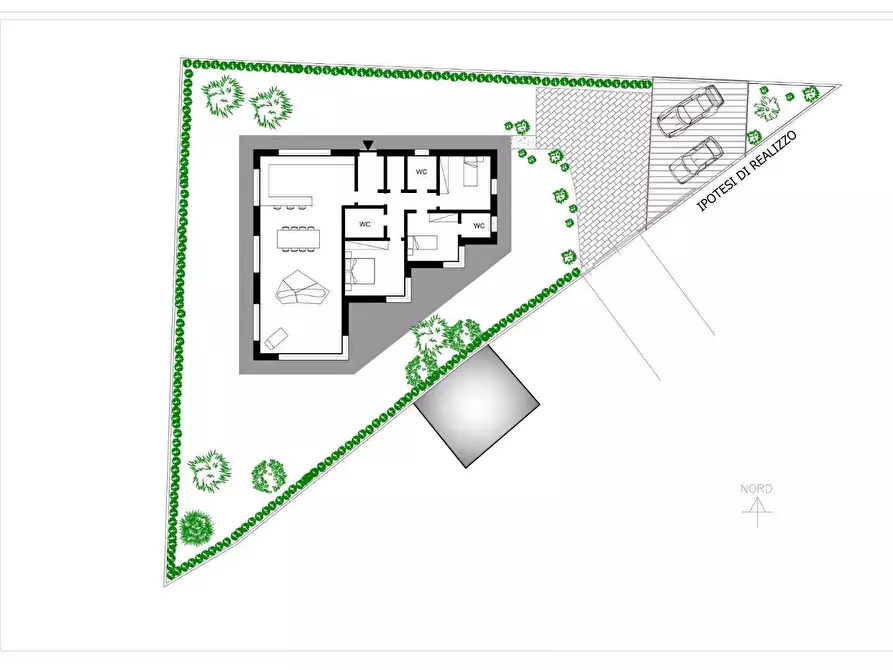 Immagine 2 di Terreno residenziale in vendita  a Caronno Varesino