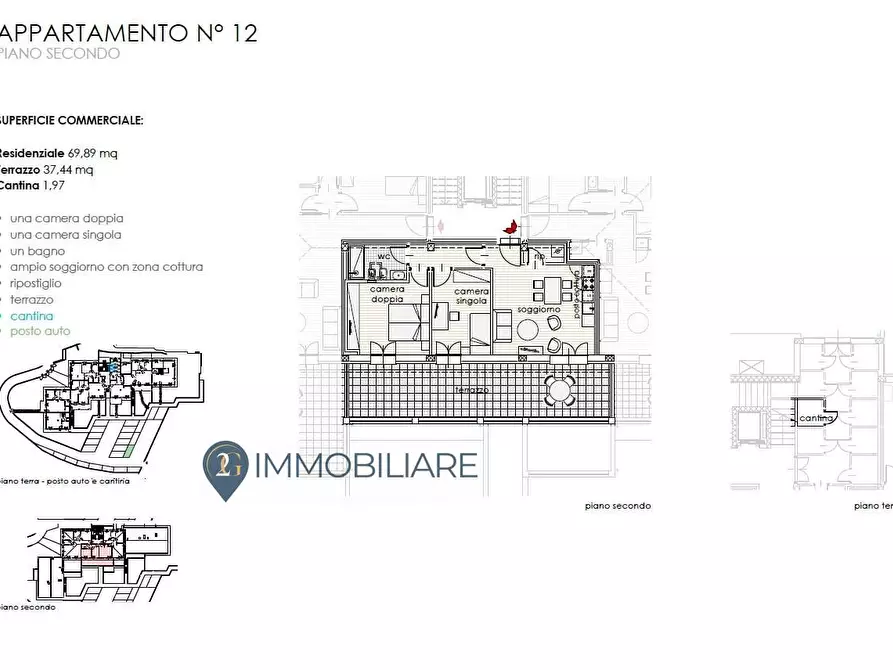 Immagine 22 di Appartamento in vendita  in via genova 615 a La Spezia