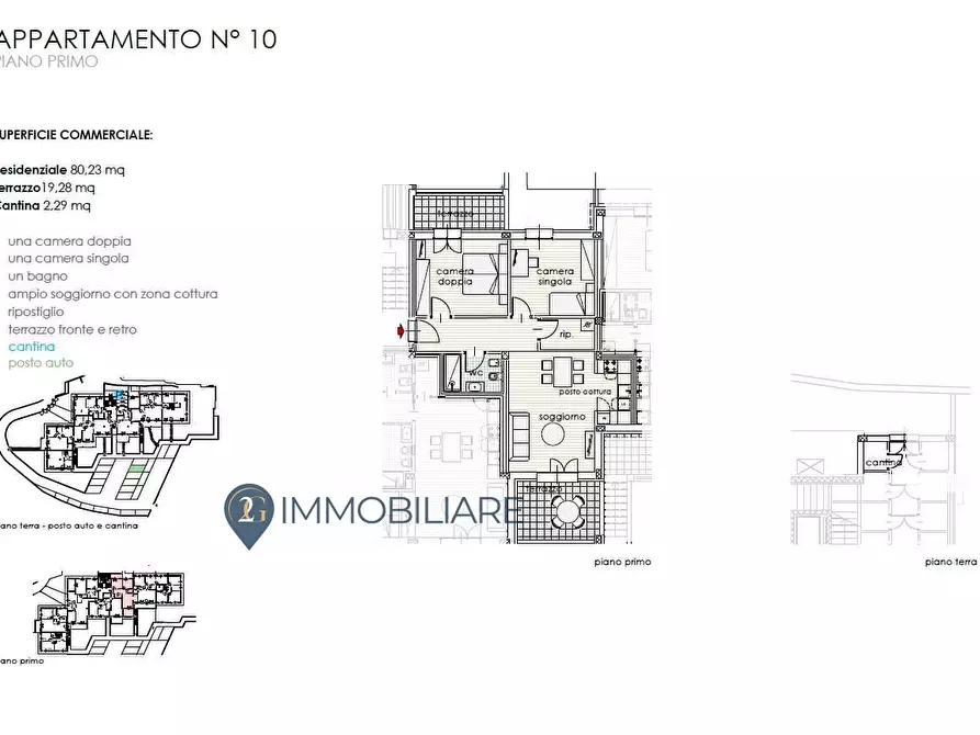 Immagine 21 di Appartamento in vendita  in via genova 615 a La Spezia