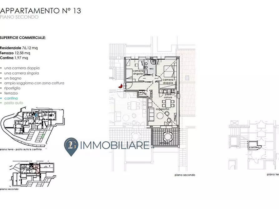 Immagine 24 di Appartamento in vendita  in via genova 615 a La Spezia