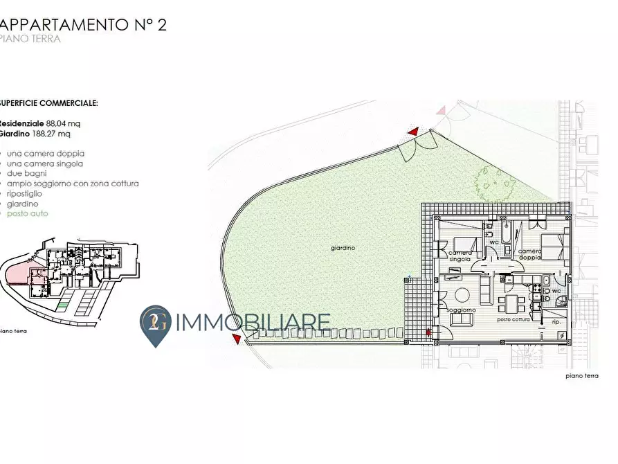 Immagine 12 di Appartamento in vendita  in via genova 615 a La Spezia