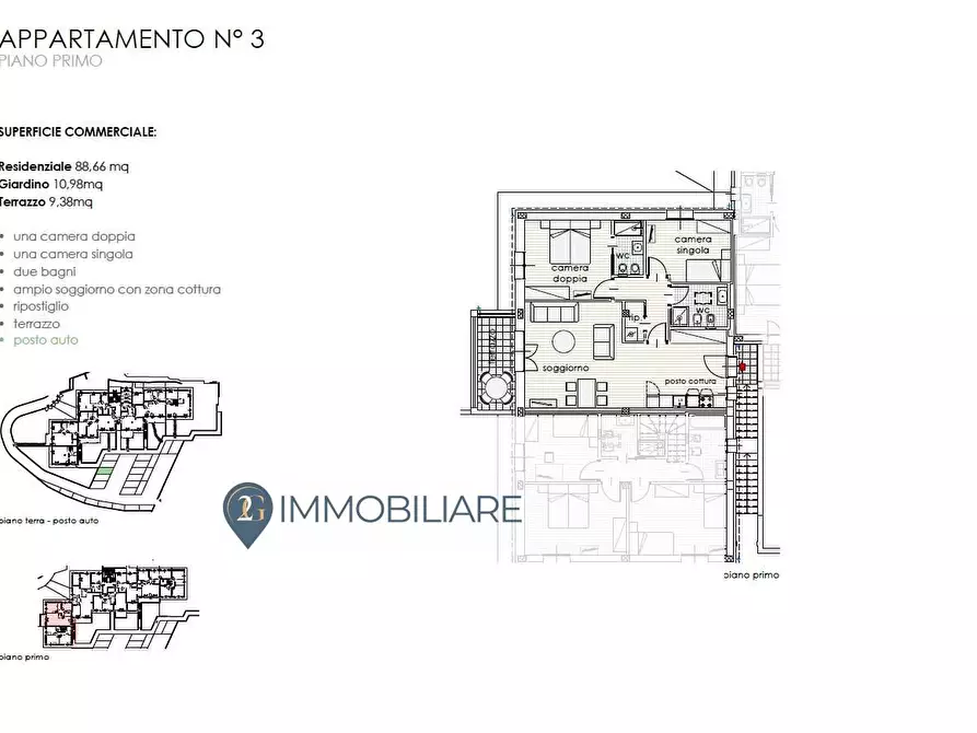 Immagine 13 di Appartamento in vendita  in via genova 615 a La Spezia