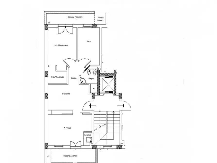 Immagine 13 di Appartamento in affitto  in Via Pergolesi 33 a Matera