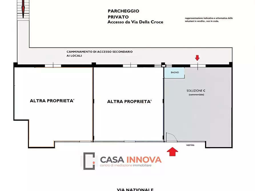 Immagine 9 di Locale commerciale in vendita  in Via Nazionale 21 Bis a Matera