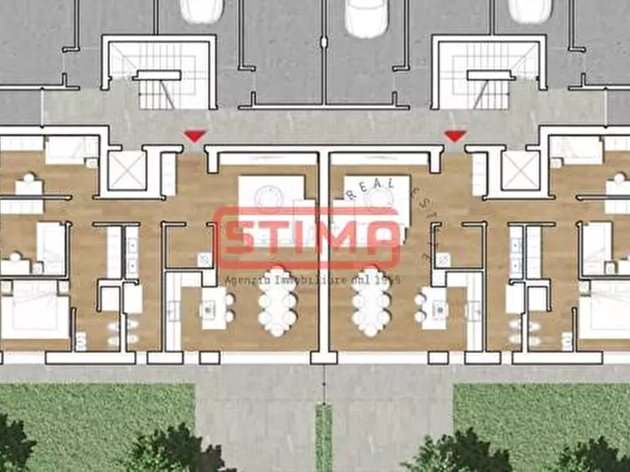 Immagine 2 di Attico in vendita  a Treviso