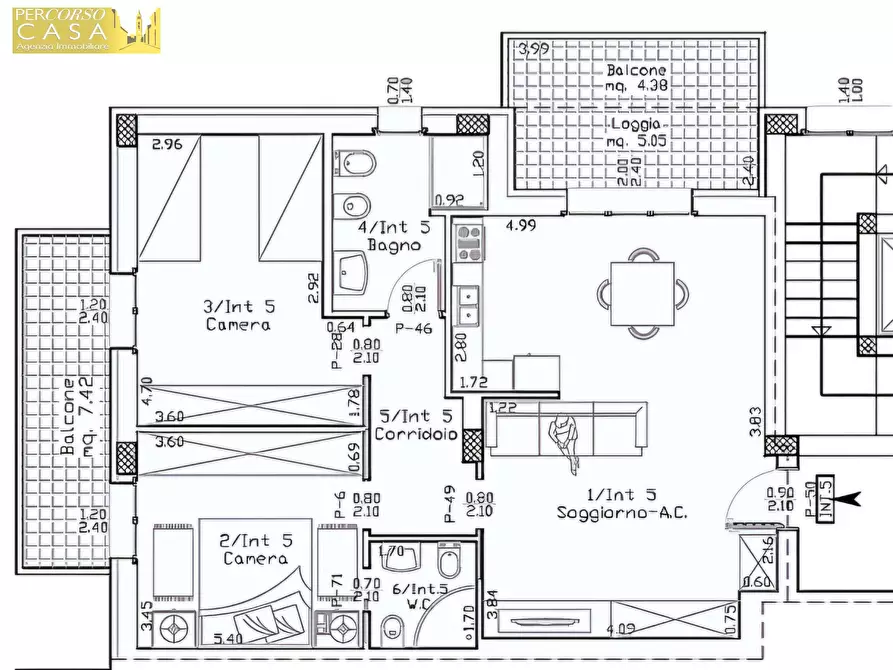 Immagine 5 di Appartamento in vendita  in VIA GALILEO GALILEI a Giulianova